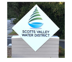 Scotts Valley Water District sign