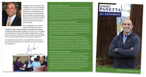 CA Congress member Jimmy Panetta brochure