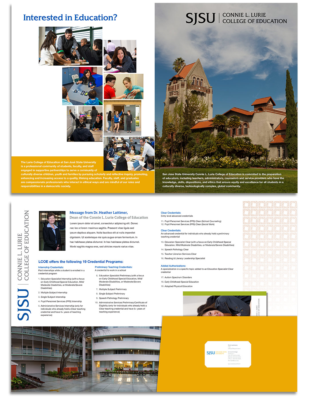 Photo of San Jose State University Folder